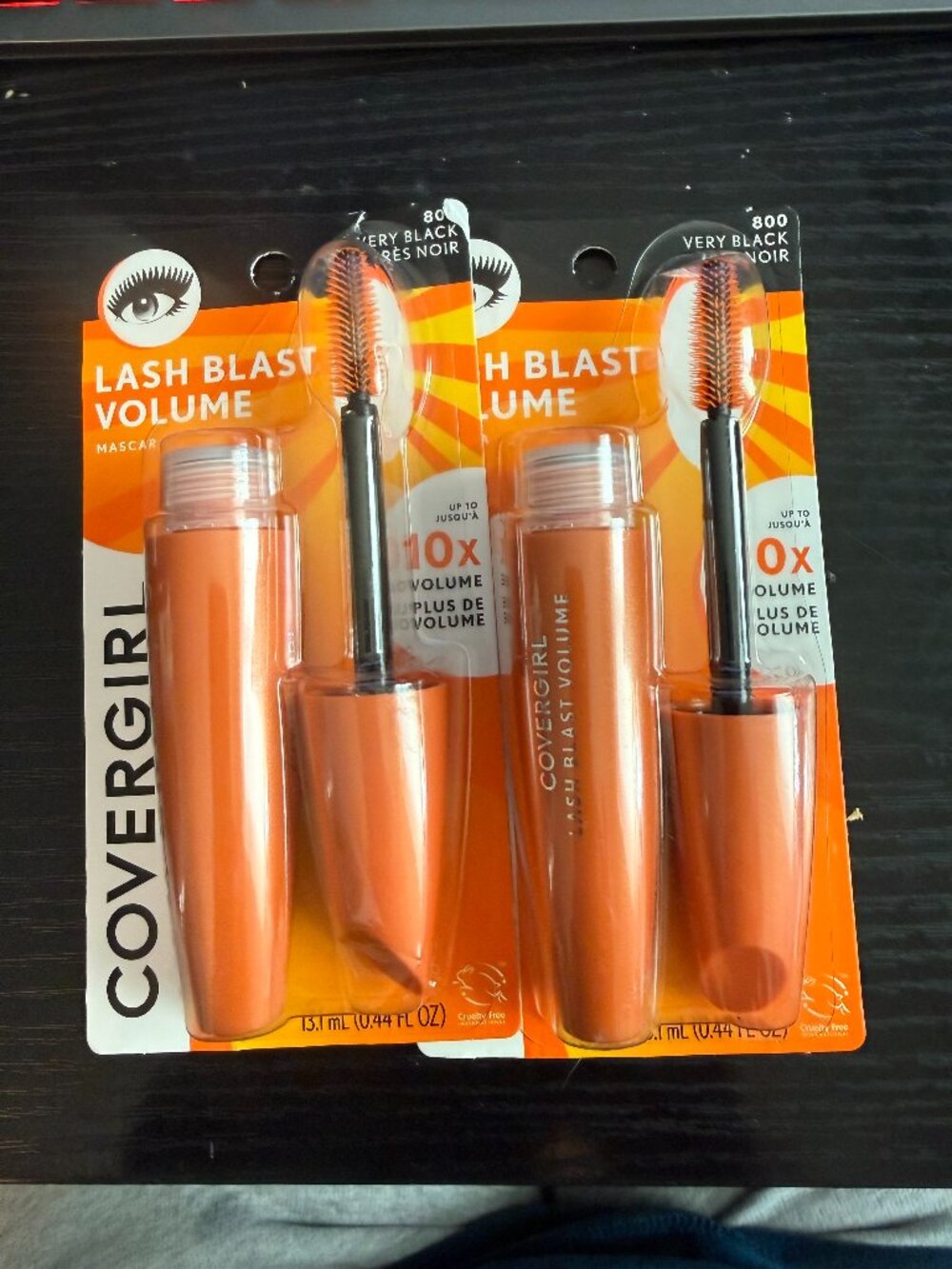 2 Covergirl Lash Blast Volume Waterproof Mascara - 800 Very Black
